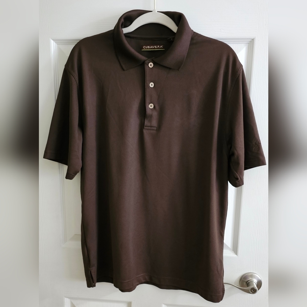 Cubavera Men's Short Sleeve Polo Shirt